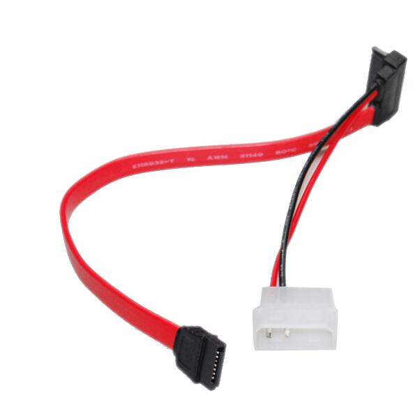 US067-su USB 2,0 zu 7 + 6 13Pin Slimline SATA Laptop CD DVDRW optisches Laufwerk Adapter Kabel