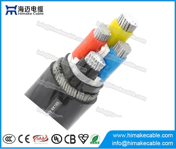 Aluminum conductor Steel wire armored XLPE insulated Power Cable 0.6/1KV
