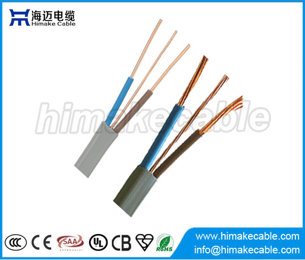 BS6004 PVC isoliert und ummantelte Flachkabel elektrischen Draht 300/500V 450/750V