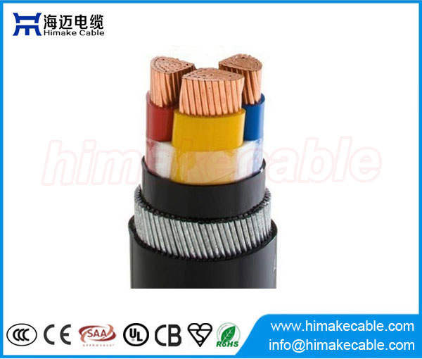 BS6346 Steel wire armored SWA PVC power cable 0.6/1KV