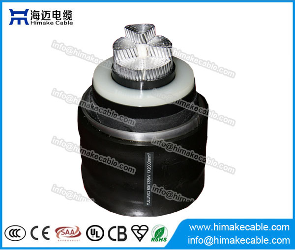 HV Aluminum conductor corrugated Aluminum sheath Power Cables with rated voltages up to 500KV