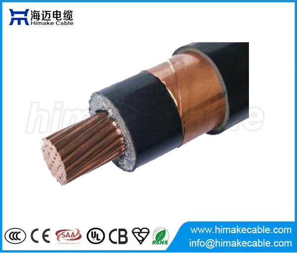 MV Single core Copper  XLPE insulated Copper tape shielded Power Cable with voltage 6/6KV  6/10KV
