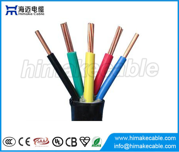 Multi-Kerne PVC isoliert und ummantelte elektrische Draht-Kabel 300/500V 450/750V