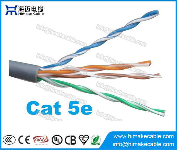 网线 Cat5e UTP 电缆 awg24 中国工厂局域网络用电线
