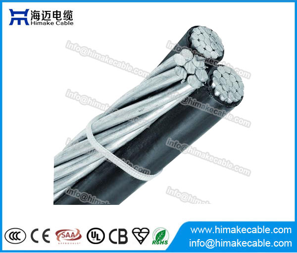 Overhead Cable ABC Aerial Bounded Cable Triplex Service drop cable