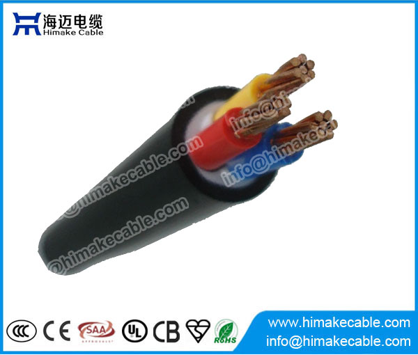 PVC معزول 3 كور الأسلاك الكهربائية المصنعة الصين 300 / 500V 450 / 750V