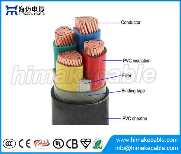 PVC insulated and sheathed Power Cable 0.6/1KV
