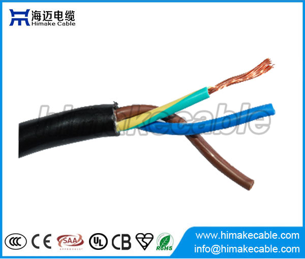 PVC或橡胶绝缘控制电缆3芯线300/500V