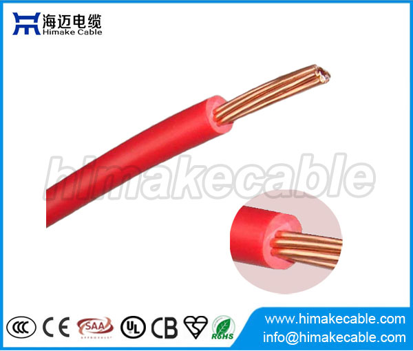 جوهر واحد PVC معزول الأسلاك الكهربائية حبلا النحاس 300/500V 450/750V