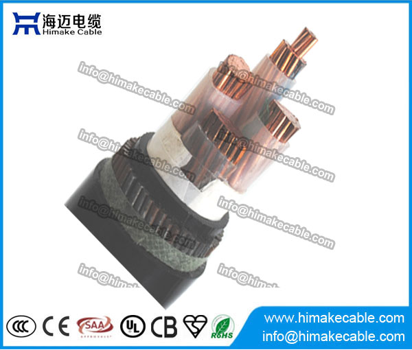 Steel wire armored XLPE insulated Power Cable 0.6/1KV
