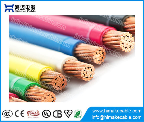 UL 600V Copper conductor PVC insulated Nylon sheathed Electric Cable THWN THHN
