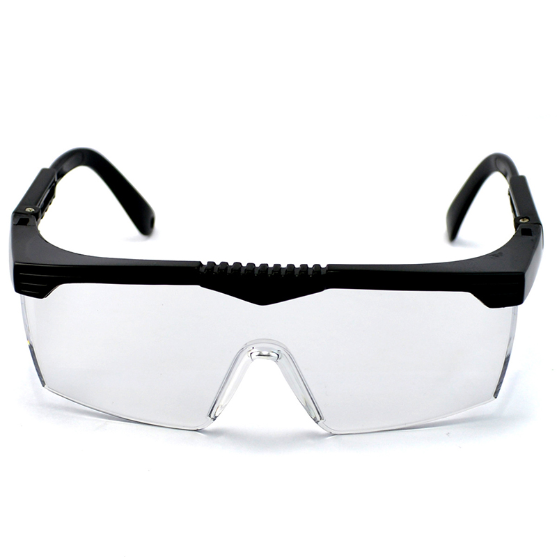 1件防护眼镜工作安全眼镜可调节自行车骑行风镜户外运动眼镜防雾防风镜