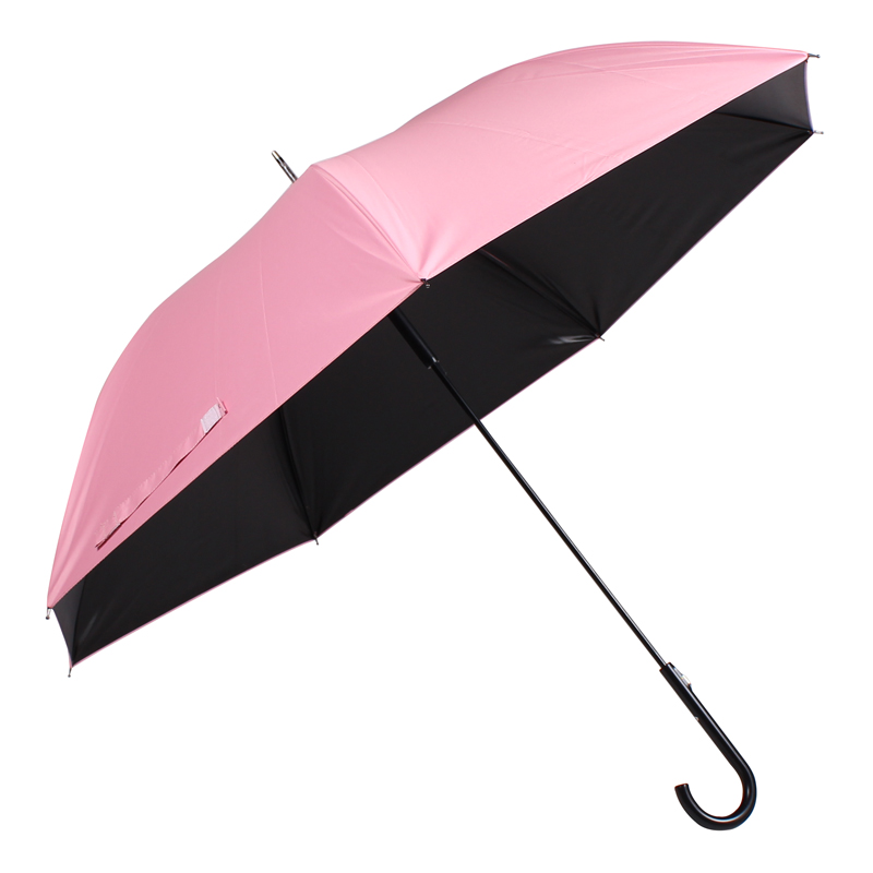 2019 Hot Selling 7 ribs Semi- automatic Lightweight Straight Sun and Rain Women umbrella with UV Coating