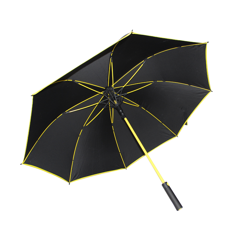 27 inch match kleur glasvezel winddicht frame golf paraplu china paraplu fabriek