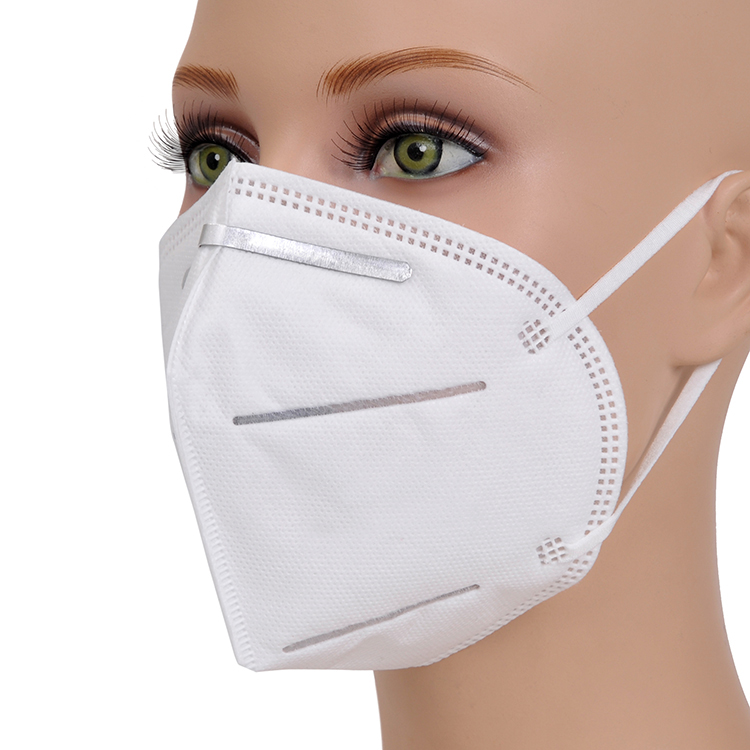 Antivirenweiße recycelbare Kn95-Gesichtsmaske mit CE-Zertifizierung