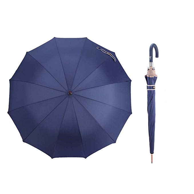 Goedkope kleurrijke anti UV 25 aangepast logo winddichte rechte paraplu voor mannen en vrouwen