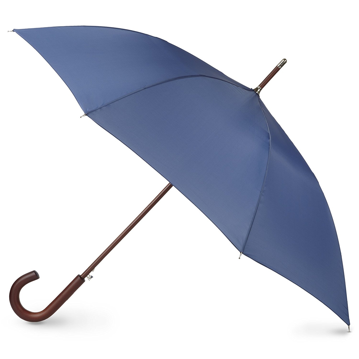 중국어 공장 도매 자동 오픈 목조 손잡이 J 스틱 우산