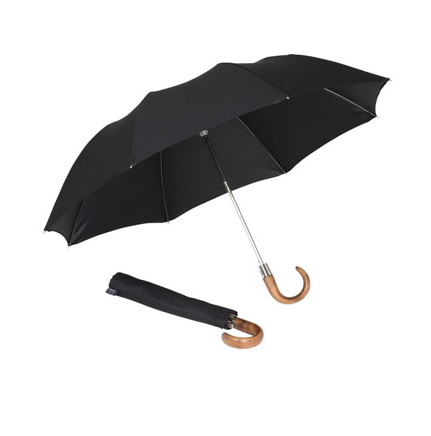 Commercial 25 inch10 ribs Portable Auto Open Close Large Umbrella Automatic 3 Black Fold Umbrella