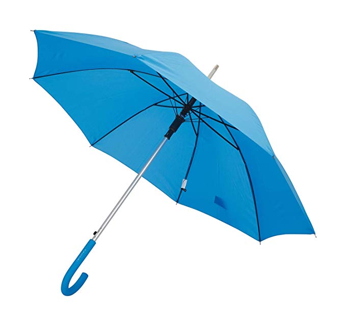 Indywidualne drukowanie logo Aluminiowy wałek Automatycznie otwarty prosty parasol