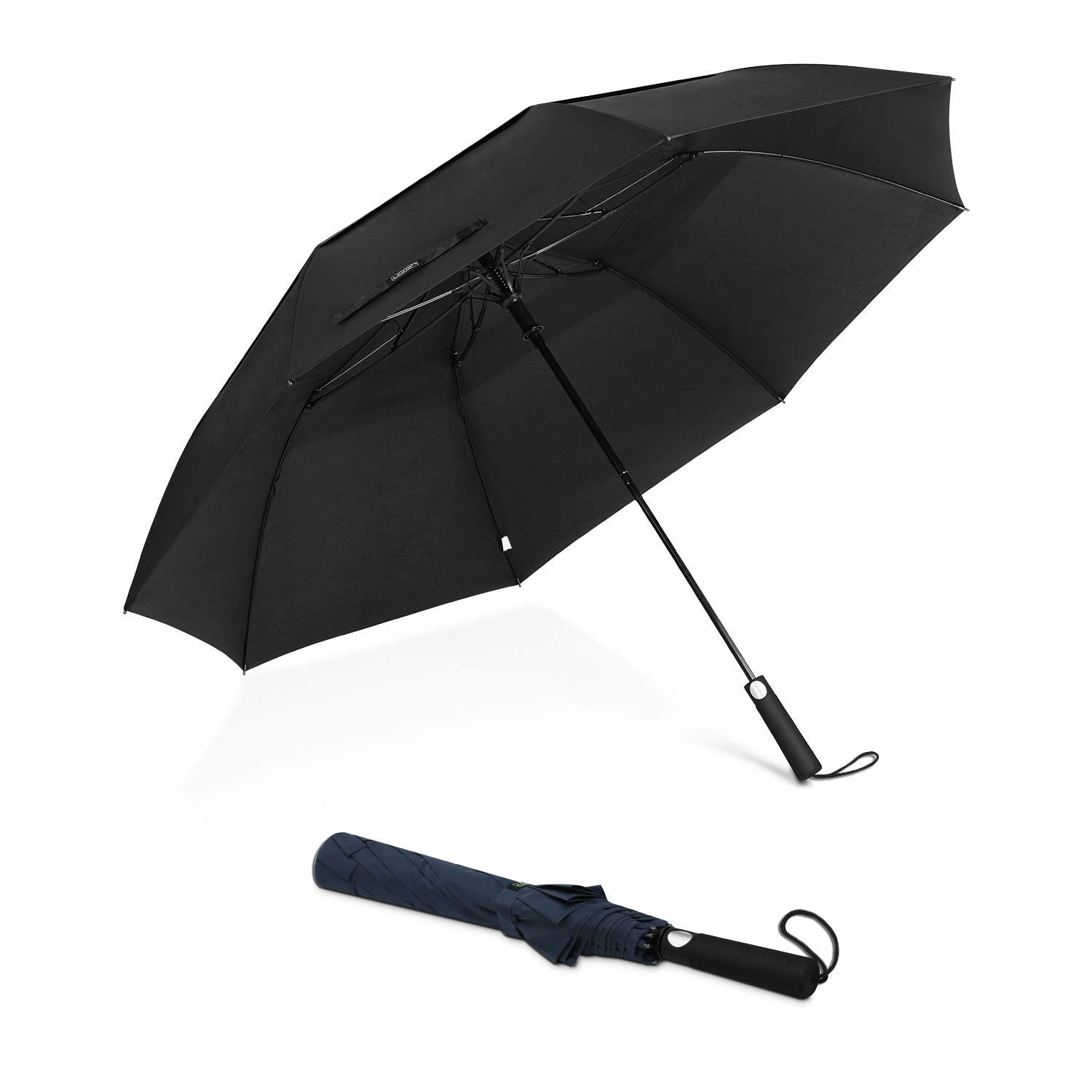 Bonne qualité vente chaude grande taille 2 parapluies de sport