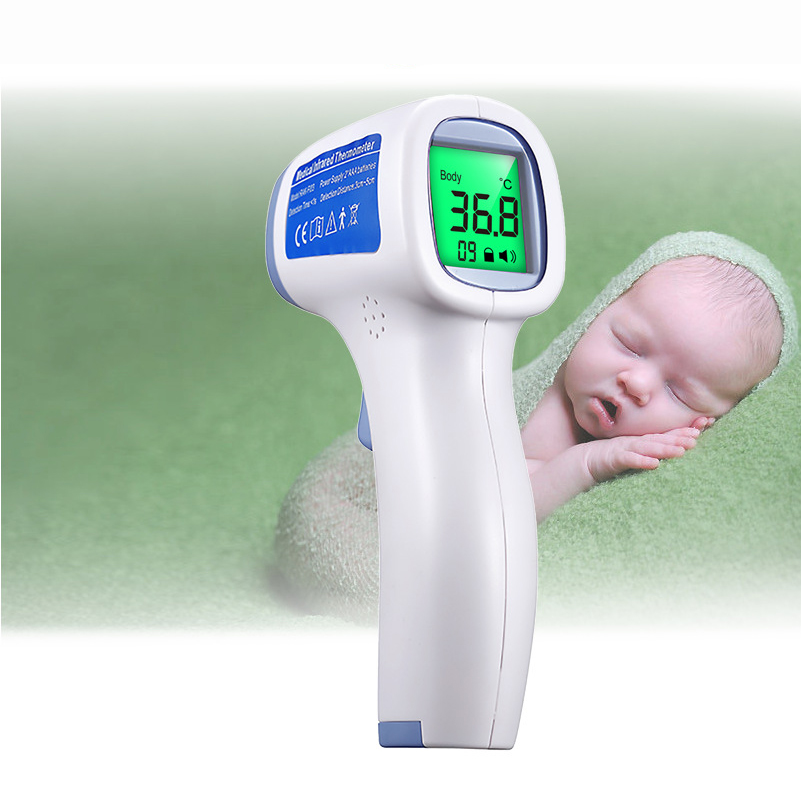 건강한 의학 제조자 비접촉 디지털 방식으로 적외선 온도계 아기 이마 온도계