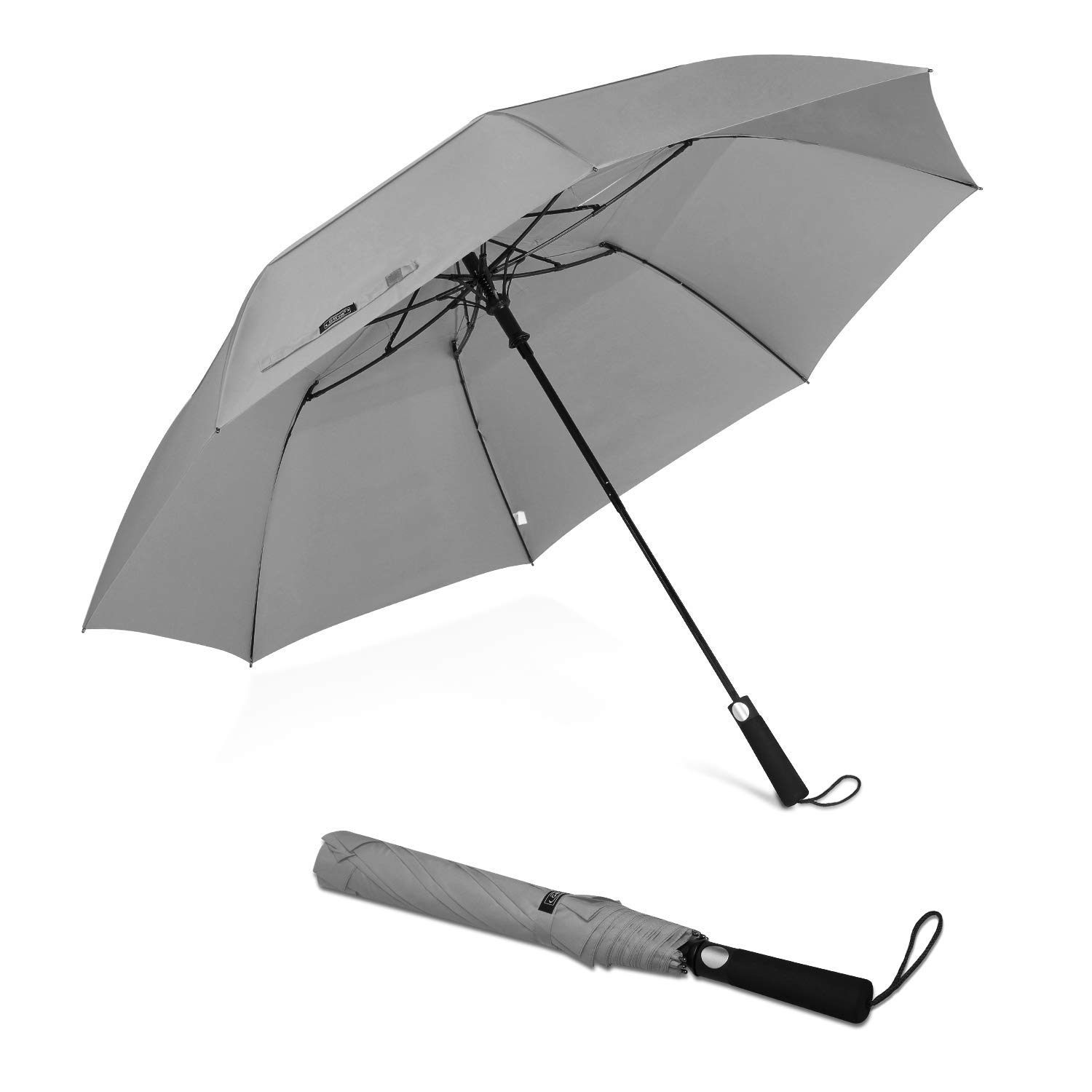 Mens 우산을위한 고품질 두 배 닫집 방풍 2 배 우산