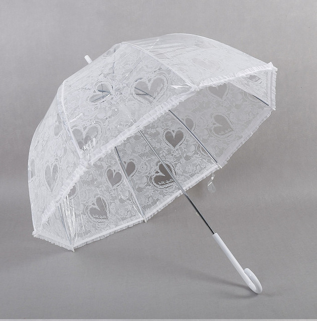 熱い販売の白いレースの結婚式の傘結婚式の花嫁介添人の装飾傘のためのハンドメイドの傘