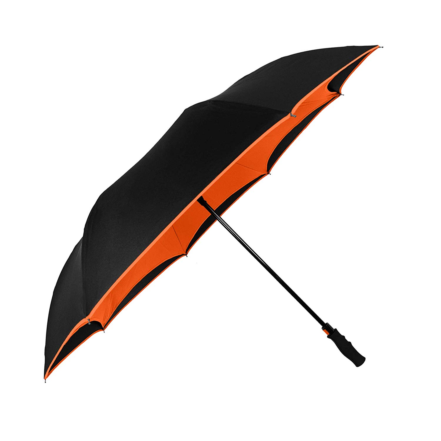 熱い販売の自動開いた逆の傘車のための2つの層の生地の防風逆の傘