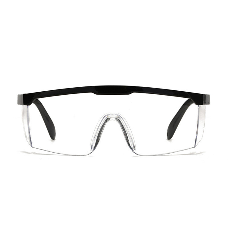 En stock FDA CE certifié anti-buée salive splash impact équipement lunettes de protection lunettes de sécurité lunettes