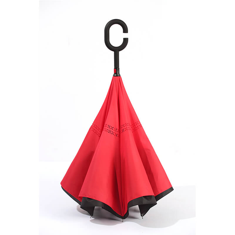 Inverted car promotion advertisement double layer umbrella
