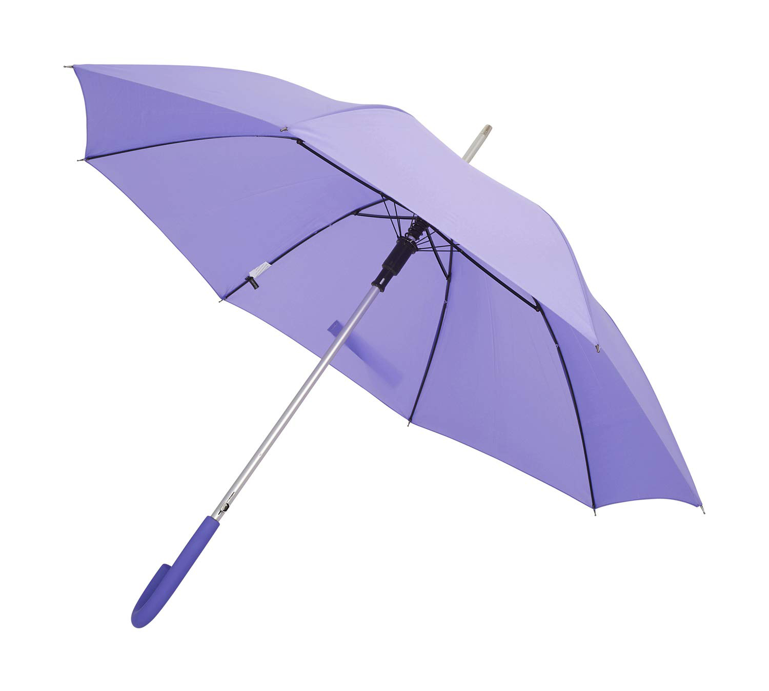 新品23英寸促销伞自动打开防风防雨直伞，带有徽标印刷