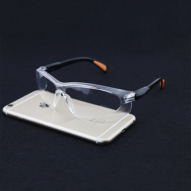 เลนส์ PC ป้องกันหมอกป้องกันผลกระทบแรงงานอุตสาหกรรมแว่นตานิรภัยแว่นตานิรภัยแว่นตาป้องกัน