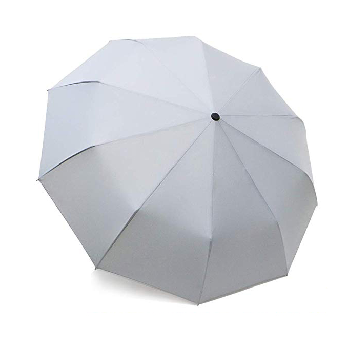 促销紧凑型旅行雨伞，三关闭自动开启，防风色调印刷