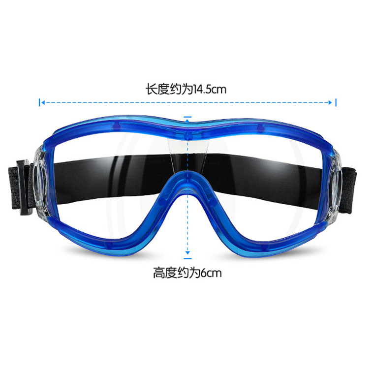 Gafas de seguridad de un solo paquete gafas de seguridad ajustables de protección personal para virus para protección ocular