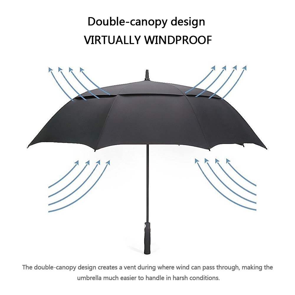 Straight Golf umbrella with Customized Logo