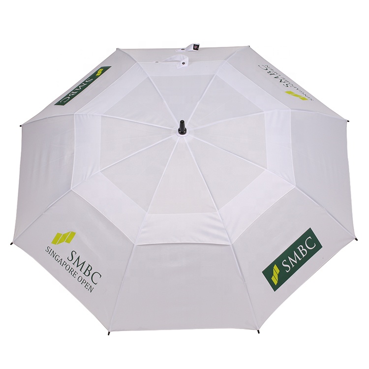 Strong High Quality Windproof Fiberglass Frame Golf Chinese factory Umbrella