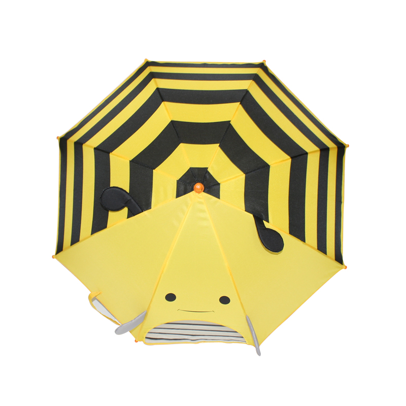 lustiger Regenschirm des Cartoon-Regenkindes