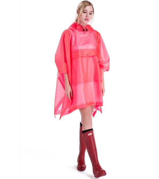 custom made waterproof TPU fabrics womens rain jacket,hiking handbag compostable yellow raincoat rain poncho