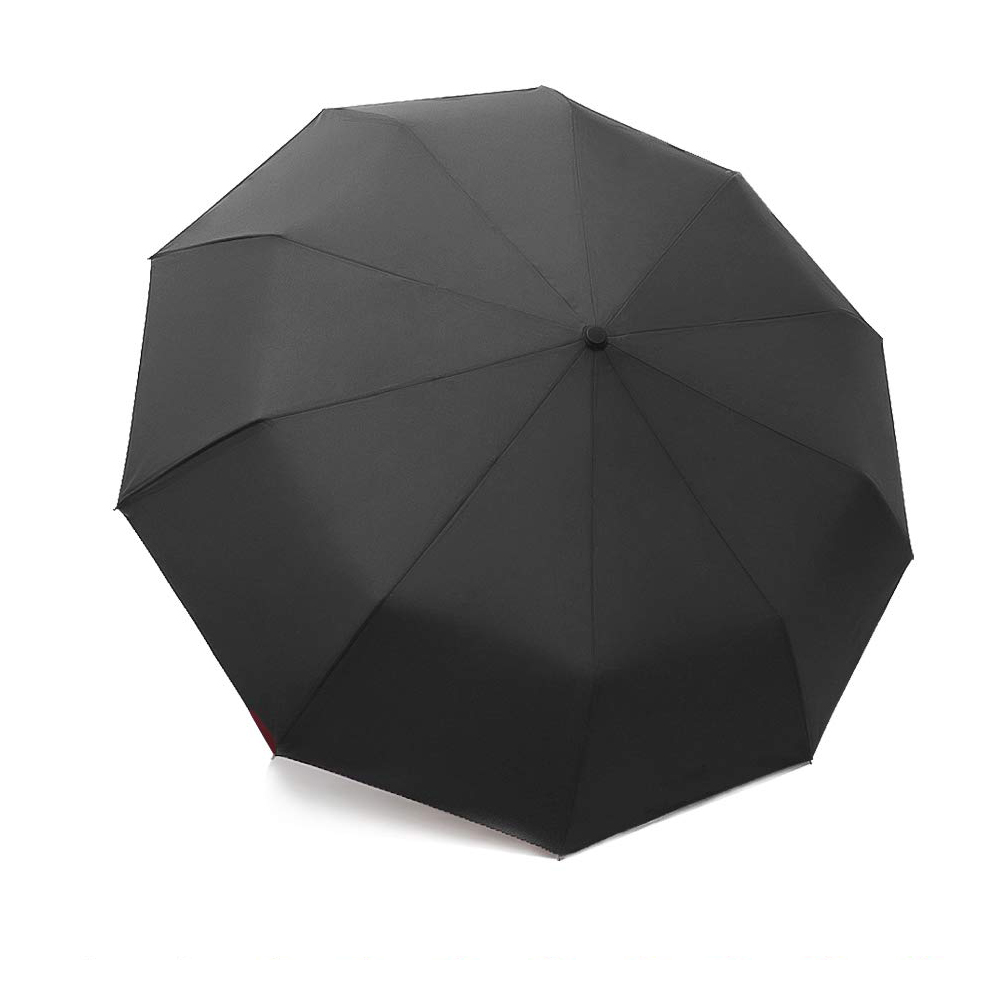 批发3折叠自动开合促销伞定制logo印花可折叠雨伞