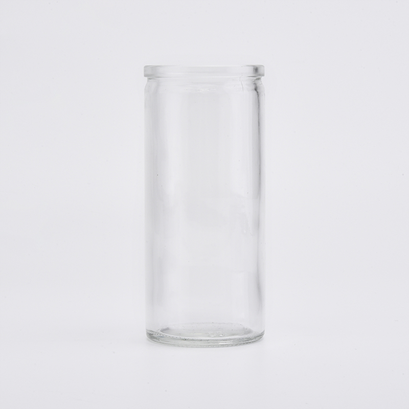 Tarro de vidrio transparente de 10 oz para la fabricación de velas Decoración del hogar