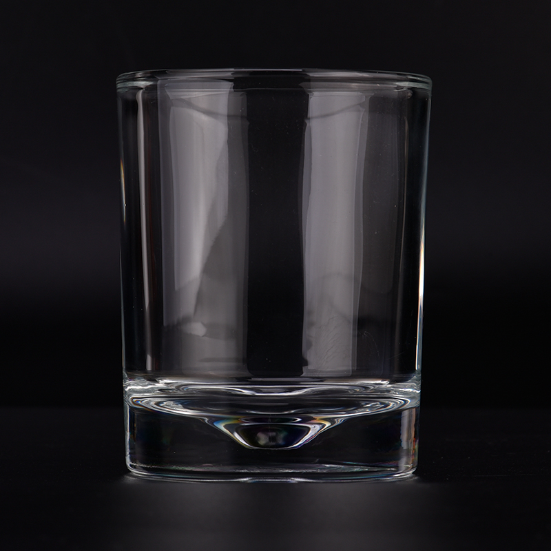 10 Unzen klarer leerer Glaskerzenglas Großhandel