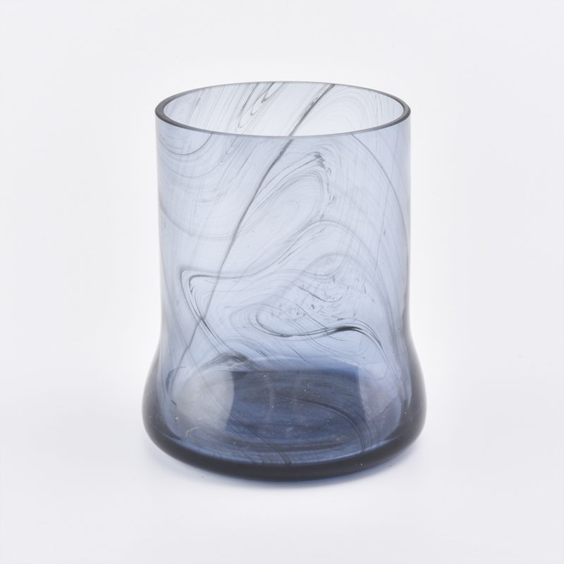 10oz Overlay Glas Kerzenhalter Fackel Kerzenglas Dekoration Container