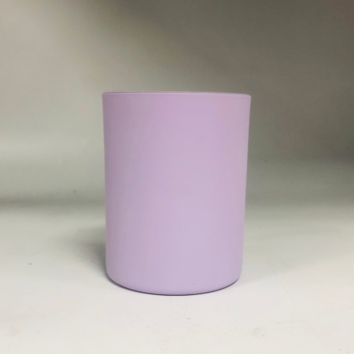 11oz不同颜色的玻璃蜡烛罐