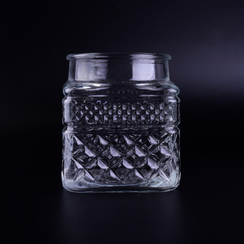 1200ml glass candy jar hold-up vessel candle holder