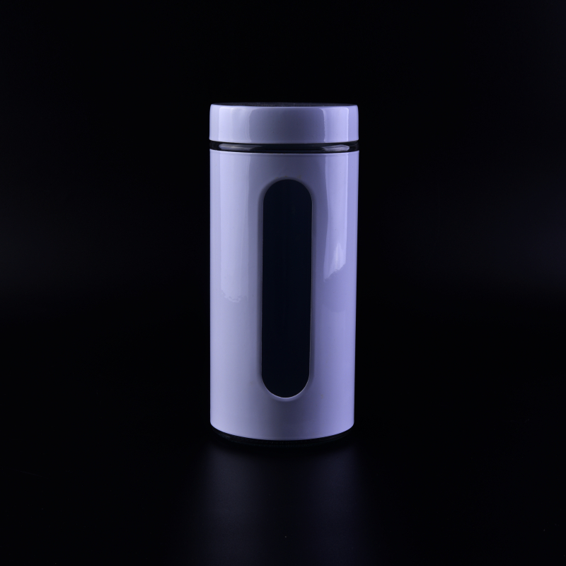 批发1275ML圆形透明玻璃蜂蜜罐欢迎定制