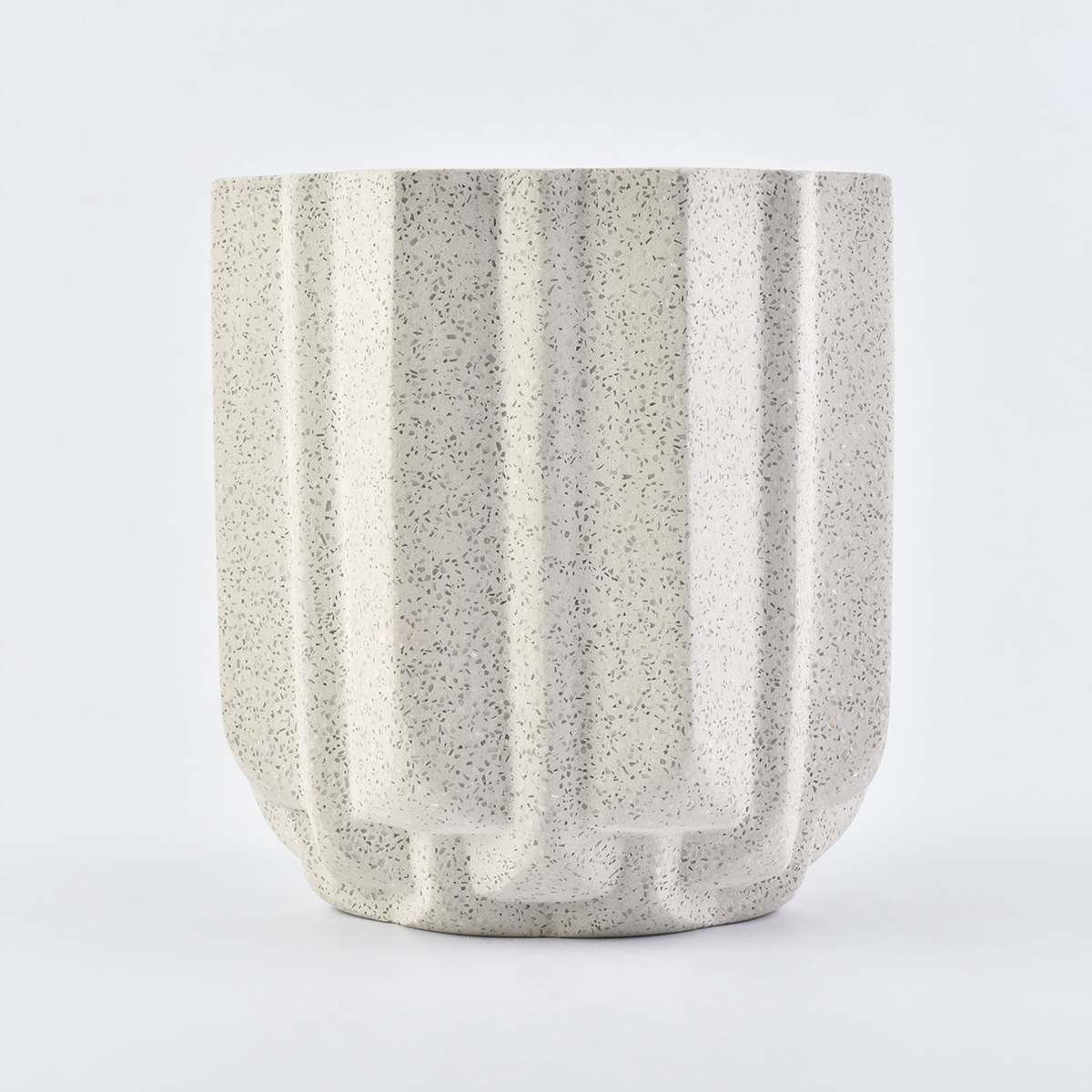 Jarra de cerámica de cemento concreto de 13 oz de cristalería soleada