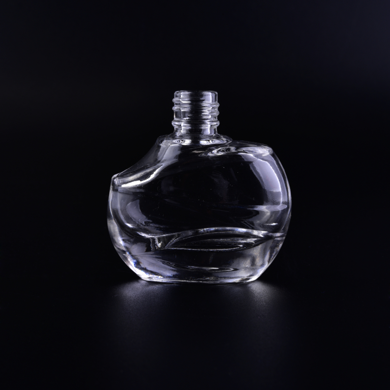 Mini botella de perfume de cristal transparente barata de 15ml