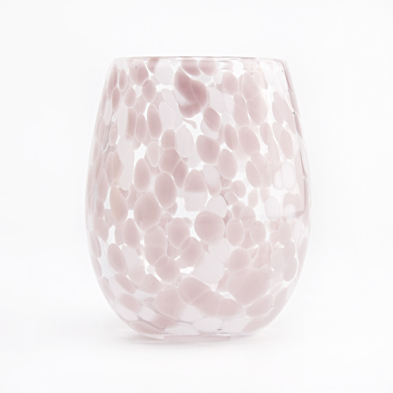 15oz handmade glass candle vessel wholesale