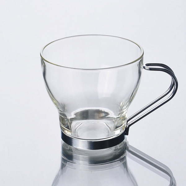 190ml coffee cup with Stainless Steel Handle