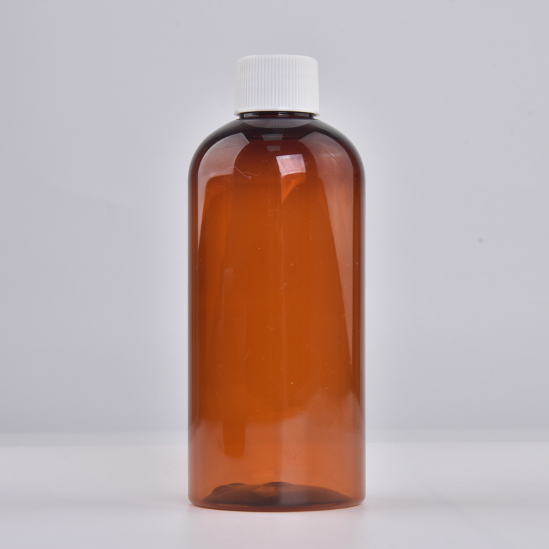200 ml 300 ml puste butelki z szamponem bursztynowego butelki z płyny plastikowe z hurtową pokrywką